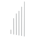 Tube Ø19 mm 975 mm